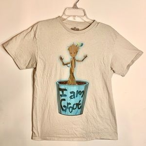 Men size Medium Guardians OT Galaxy Groot T-shirt